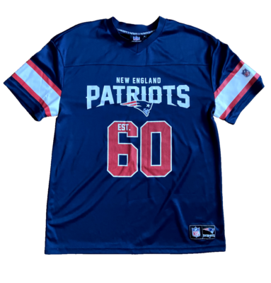 New England Patriots Jersey #60 NFL Camiseta Shirt Trikot Maillot