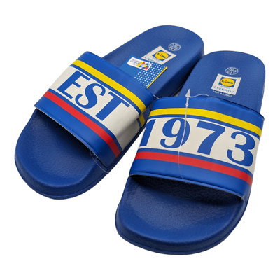 LIVERGY Herren LIDL Badepantolette Schlappen Latschen EU 42-46 2023 Festival