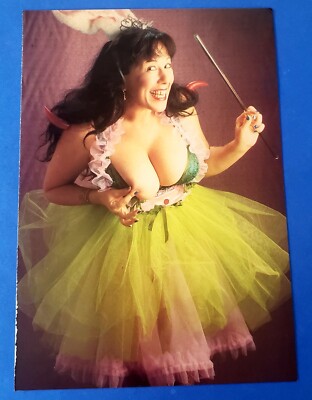 Postcard ''Annie Sprinkle as T*t Fairy'' Erotic Photo Art Eric Kroll