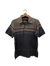 Quiksilver Our Roots Are In Revolution Collared Polo Shirt Blue Men  s Size L EUC