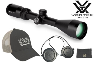 Vortex Crossfire II 3-9x50mm Rifle Scope Dead Hold BDC Reticle CF2-31011 w/ Hat