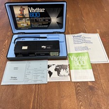 VINTAGE - 1977 Vivitar 600 Pocket Camera - Point Shoot - Complete W/ Manual
