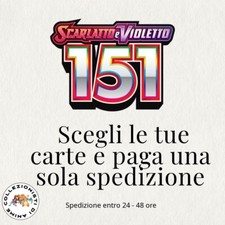 Mancolista Carte Pokemon Set 151 Reverse e Ex Italiano - SCEGLI LE TUE CARTE!