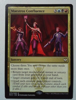 Maestros Confluence *Rare* Magic MtG x1 NCC Commander Streets of New Capenna