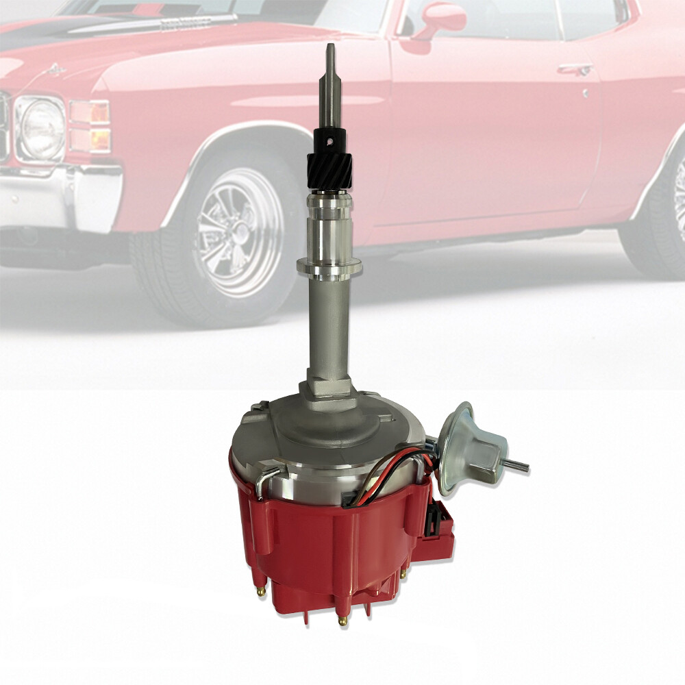 Jeep AMC Distributor Red Cap HEI Ignition Distributor With 65K Coil For ...