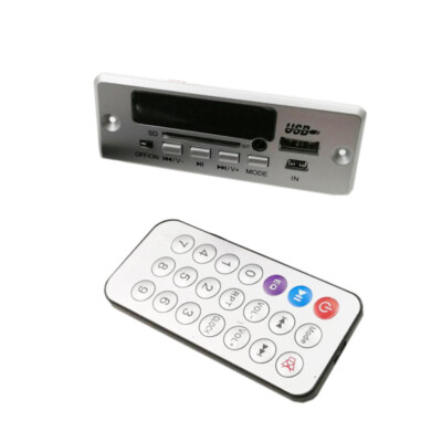 Set Drahtlose BT MP3 WMA Decoder Board Auto Audio FM Radio Modul mit Aux in
