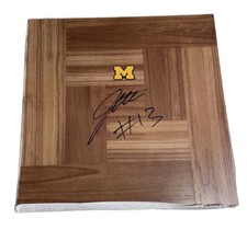 Jett Howard Signed Floorboard Michigan Wolverines Basketball Autograph Auto