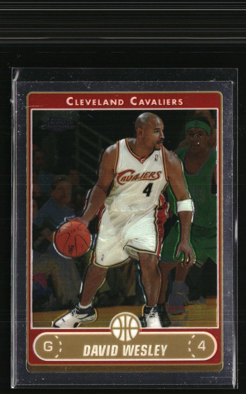 David Wesley 2006 Topps Chrome #125  Basketball Card