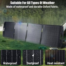 Solar Panel 200W Mono Portable Folding Solar Charger for Solar Generator Camping