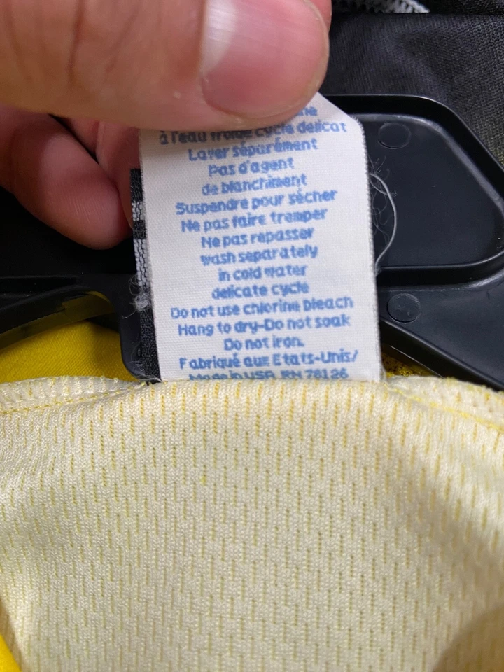 Camiseta deportiva de ciclismo LOUIS GARNEAU Team XL para hombre - amarilla/negra Foto 4 de 4