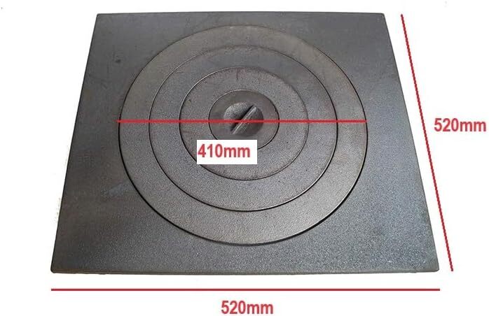 Merkloze ovenringen vuur HERDRING 36cm 7 ST OFENPLATTE OENRING GUSSRINGE GIEZENDINGEN RINGESET