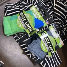 Wrightsock Kids Double Layer CoolMesh II Lot of 2, Size XS