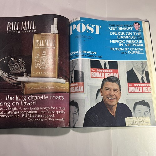 Saturday Evening Post Bound Magazine Hardcover Book Vol 239 January - March 1966 - Picture 18 of 23