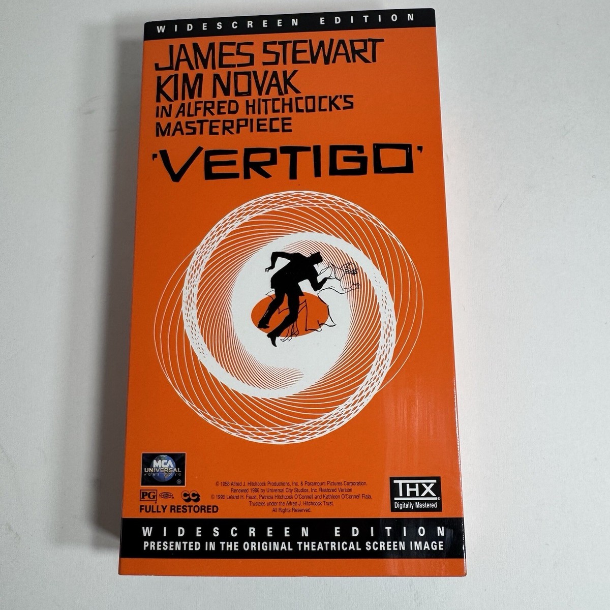 Vertigo VHS Widescreen Edition Restored Remastered With Booklet