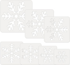 Teling 14 Pieces Large Stencil for Painting on Wood Plastic 5 Point Template Pai