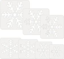 Teling 14 Pieces Large Stencil for Painting on Wood Plastic 5 Point Template Pai