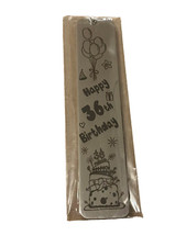 Happy 36th Birthday Stainless Steel Bookmark for Book Lover