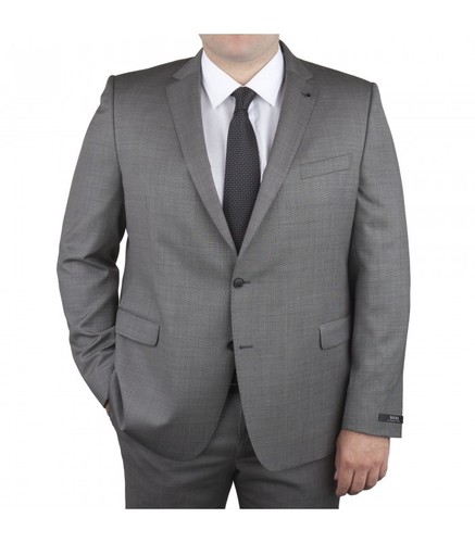 Abito Grigio Digel Drop quattro Corto Taglie Forti Pura Lana Reda Super  110's | eBay