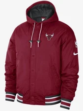 Nike Chicago Bulls Courtside City Edition Loose Fit Men Red Jacket DN9912-698