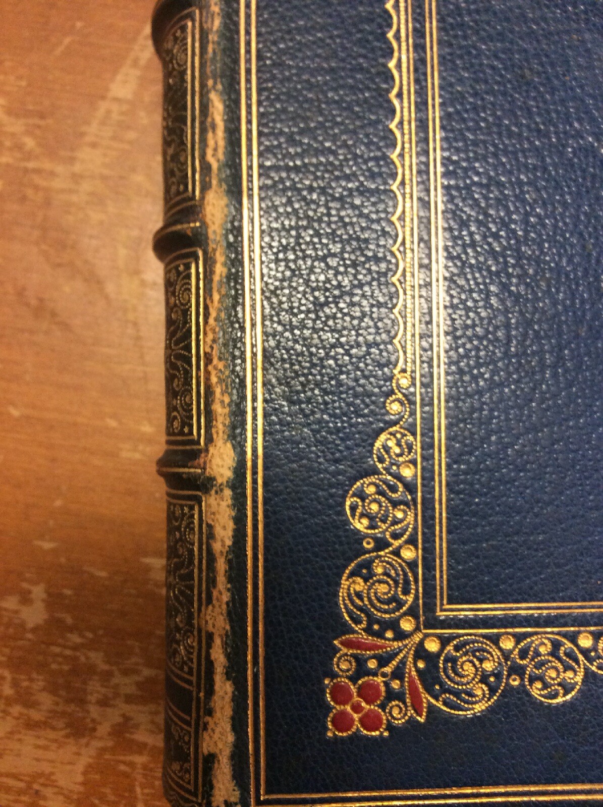 Full Leather Six Volume Zaehnsdorf Binding Tennyson’s Works 1875 London