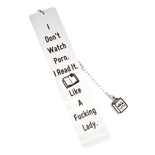 I Don't Watch Porn Metal Bookmarks. з. /х .ё ь^ ъ⭐ οτ \√ д^ A0O7 Q8U4 T4T7 X2A6 - Picture 3 of 10