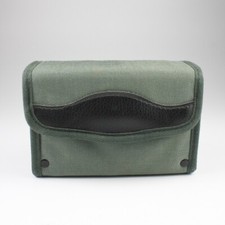 Unbranded - Green Hard Nylon Canvas Camera or Accessories Case w/Belt Loop