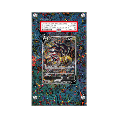 Giratina V 186/196 Pokémon Extended PSA Artwork Protective Card