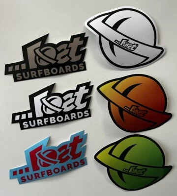 LOST SURFBOARDS LOST STICKERS SET 2025 Vintage Surf RIP CURL Slater Pyzel Vans Volcom