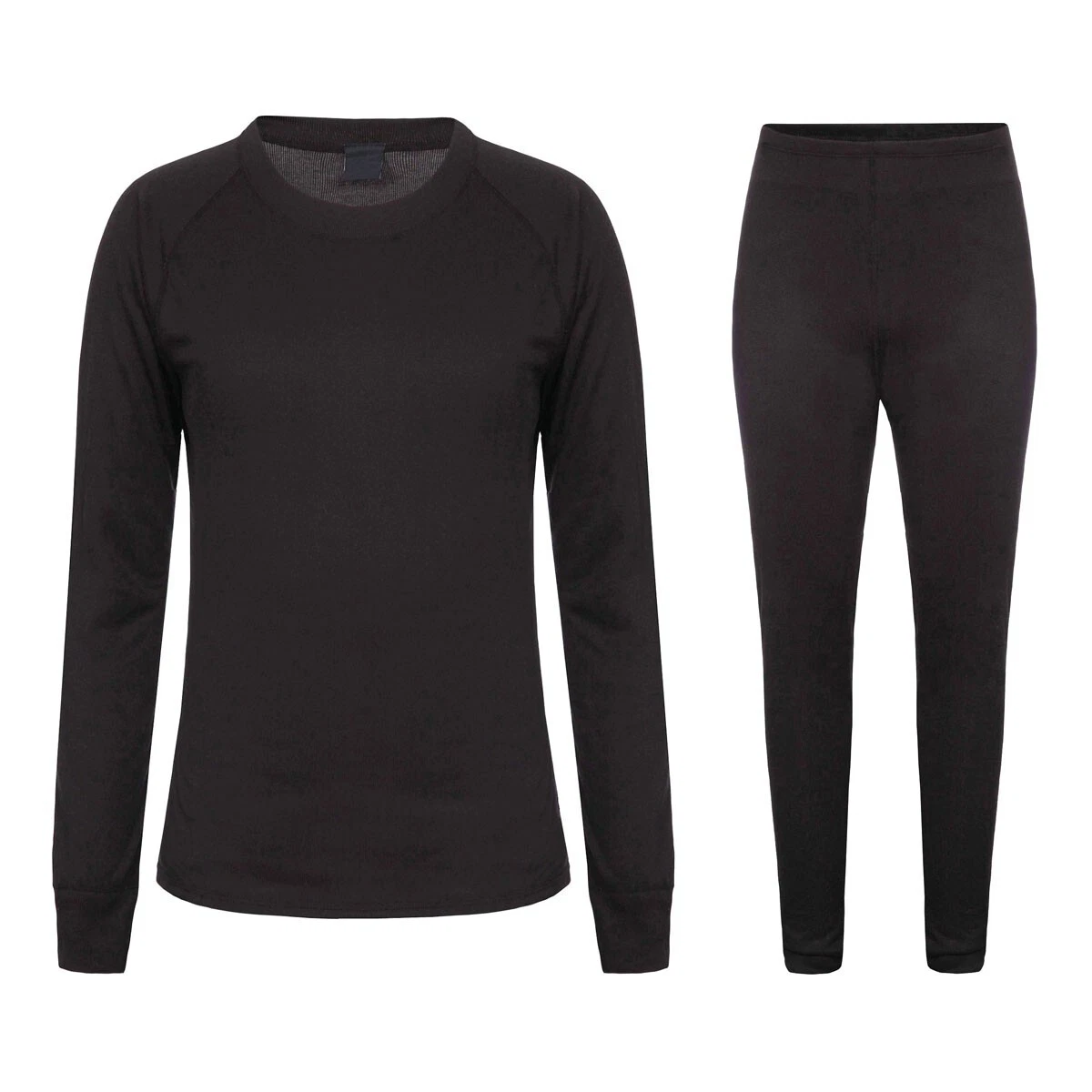 Weise Adults All Season Motorcycle Base Layer Top & Trouser Set Black - T