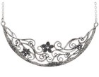 NWOT Or Paz Sterling Silver 925 Flowers Swirl Necklace Made in Israel PZ / Au — photo 7