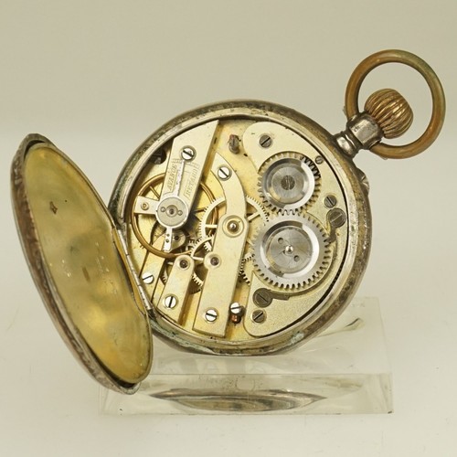 Rare! SILVER Pocket Watch Mechanical Collectible time piece jewelry jewellery - Afbeelding 7 van 8