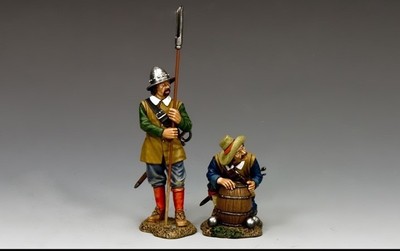 King & Country PNM016 - Set De Soldats Parlementaires - 54mm - Plomb Peint