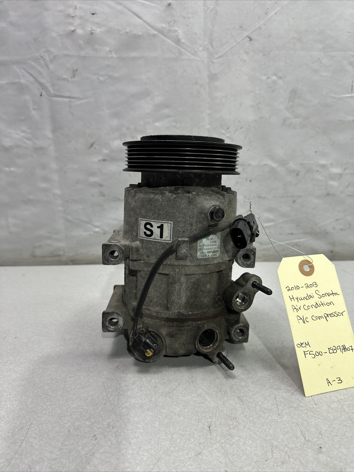 20102013 Hyundai Sonata Air Conditioning A/c Compressor OEM F500