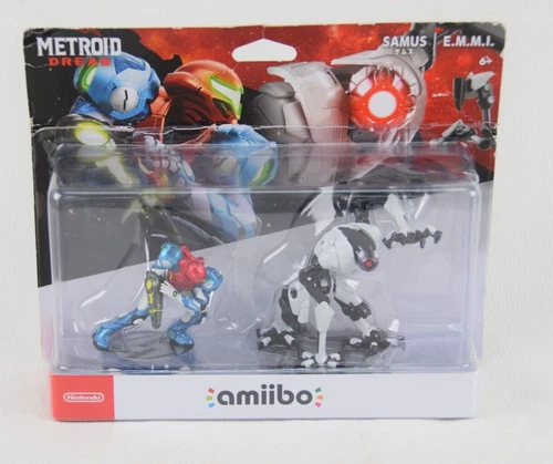 Nintendo Metroid Dread Samus & E.M.M.I. Amiibo 2-Pack New Sealed Switch
