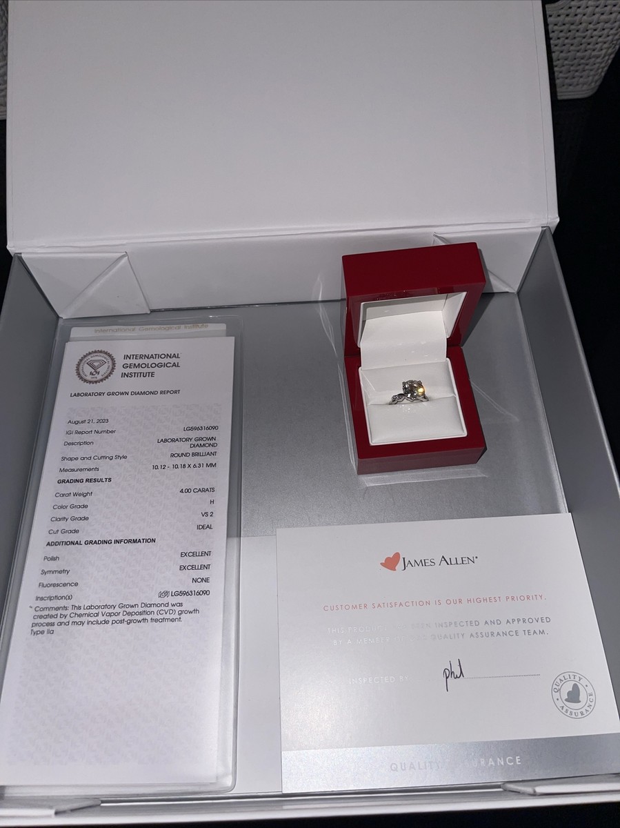 Loose Diamonds James Allen Gia Certificate Lab Created, CT Round