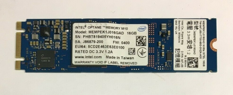 内蔵型SSD Intel Optane Memory M10 64GB NVMe SSD Intel OPTANE