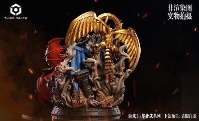 Third Space Studio Duel YuGiOh ! Obelisk ATEM Sky Dragon Resin Painted Statue