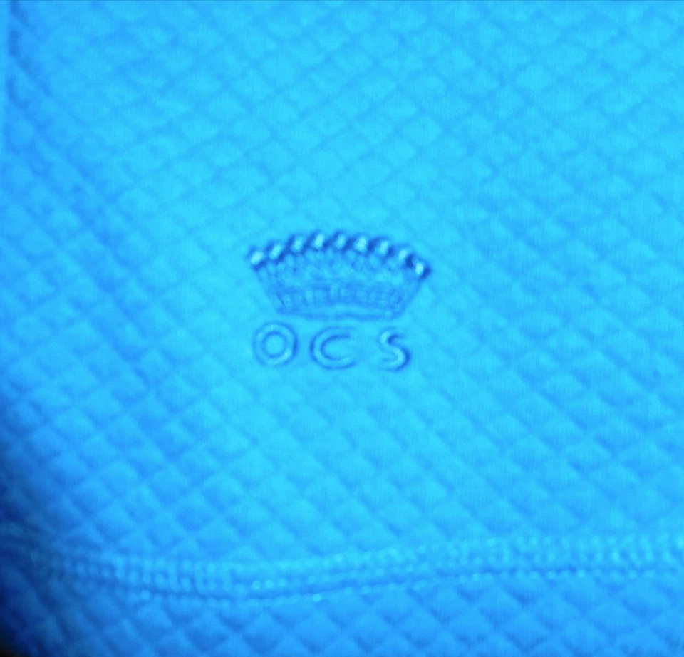 女式“Oleg Cassini Sports”1/4 拉链 L/S 仿颈华夫饼套衫 XL 码 — 第 4/4 张图片