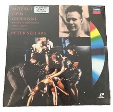 Mozart Don Giovanni Peter Sellars Wiener Symphoniker 1991 Laserdisc Promo Sealed