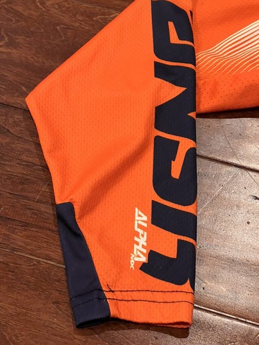 ANSR Answer Racing Orange Mens Small Long Sleeve Motocross Racing Jersey T Shirt - Picture 5 of 14