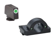 AmeriGlo Ghost Ring Night Sight Set For Glock High-Green Tritium-GL-126