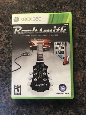 Rocksmith (Microsoft Xbox 360, 2011) - Complete & Tested! (no dongle / cable)
