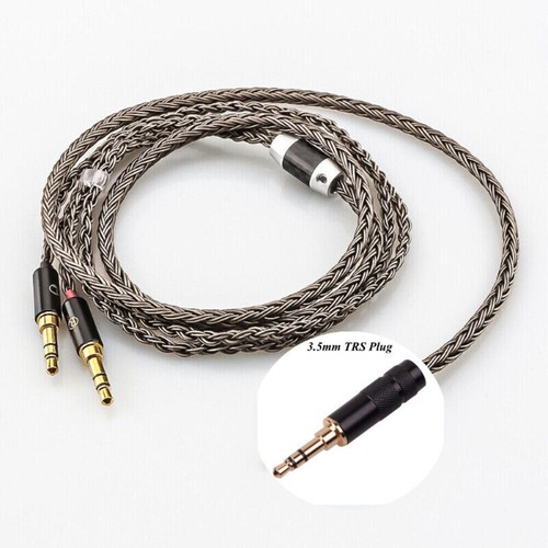 7N OCC Silver Plated Copper Headphone Cable for 2x3.5mm Hifiman Sundara HE4XX - Zdjęcie 8 z 12