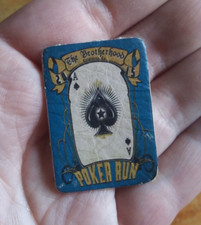 Mini Leather - Ace of Spades The Brotherhood Poker Run Motorcycle Biker Patch