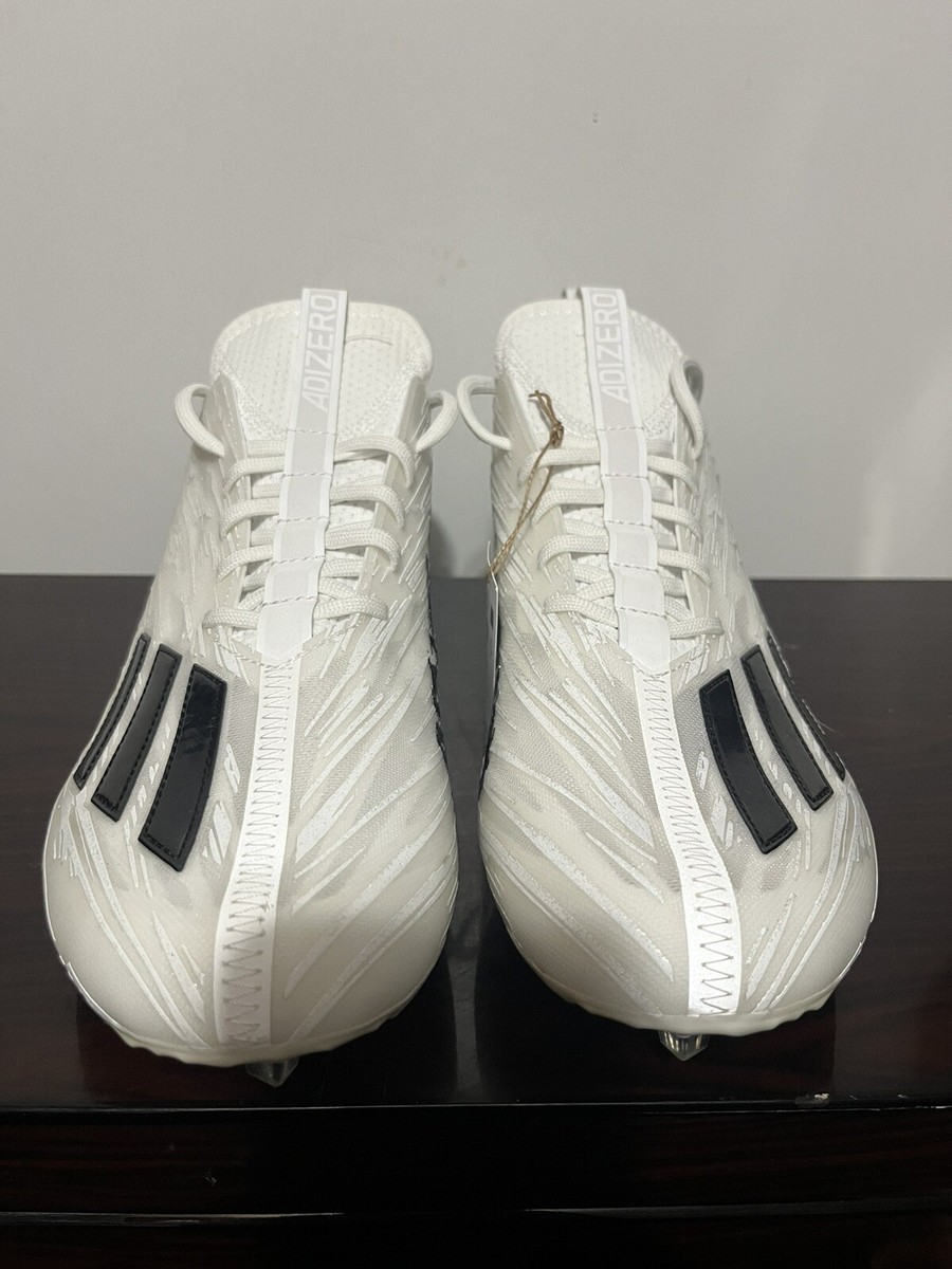 Adidas Adizero Molded Football Cleats GX4049 White Black 