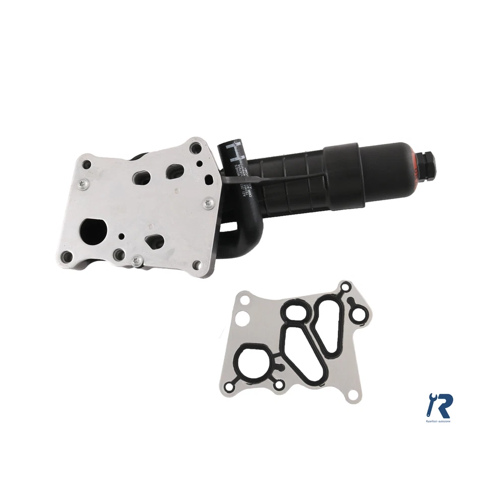 NEW Engine Oil Cooler Filter Housing w/ Gasket 2711801410 for Mercedes Benz  Foto 2 de 4