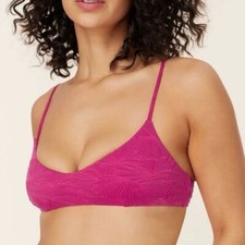 Andie Swim The Molokai Bikini Top Lava L NWT