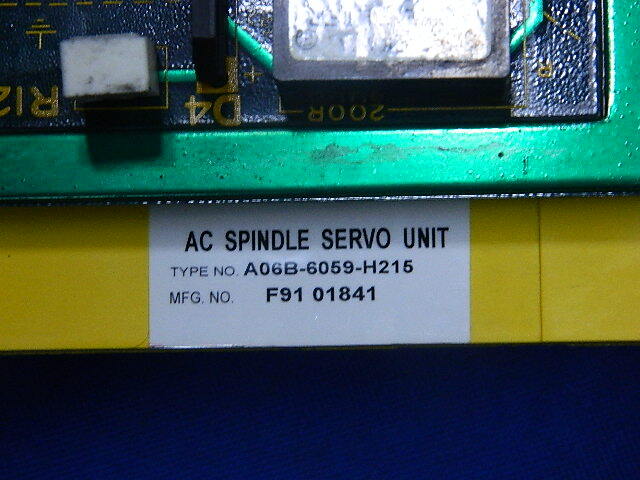 FANUC A06b-6059-h215 AC Spindle Servo Unit A06B6059H215 for FANUC A06b-6059-h215 AC Spindle Servo Unit A06B6059H215 for