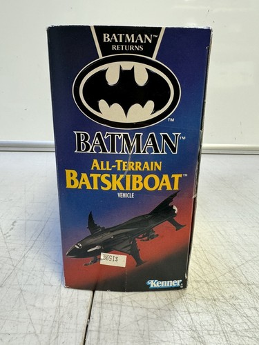 Batman Returns All-Terrain Batskiboat Vehicle Kenner 1992 DC w/ Box - Picture 13 of 14