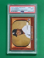 2020 Topps Archives Luis Robert RC 1955 Bowman Archives #B55-20 PSA 9